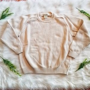 Vintage St. John's Bay sweater in off white